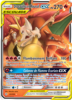 Dracaufeu et Roussil GX (CEC 22) - Français