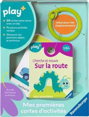 Play+ Mes premières cartes d'activités: Cherche et trouve sur la route