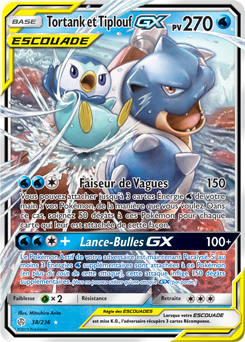 Blastoise & Piplup GX (CEC 38) - French